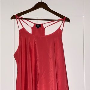 Mossimo Red Mini Double Strap Slip Dress Size XXL